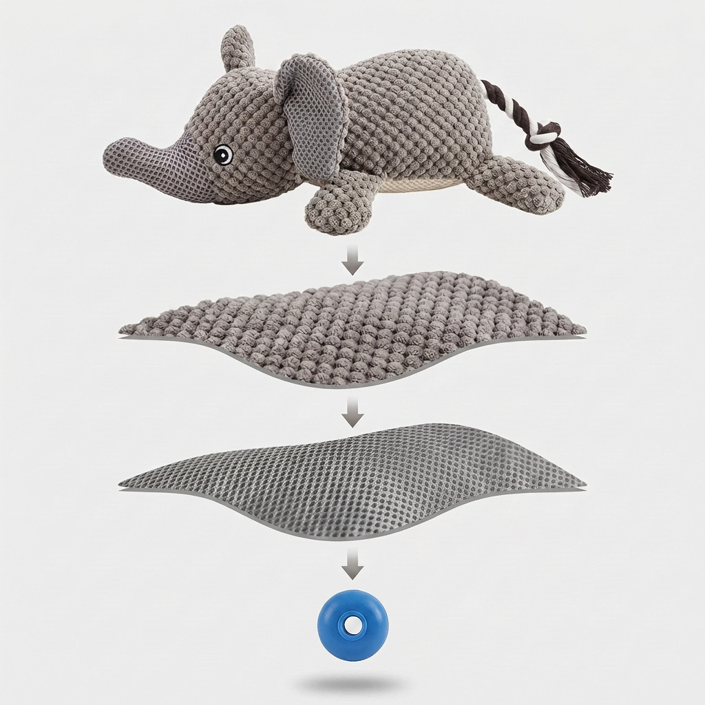 Pawfect Plush™ — Dental Chew & Enrichment Toy