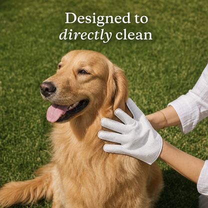 Pet No-Wash Gloves Deodorizing Disposable Pet Wipes