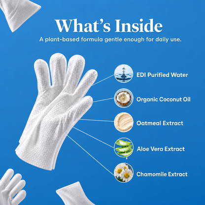 Pet No-Wash Gloves Deodorizing Disposable Pet Wipes
